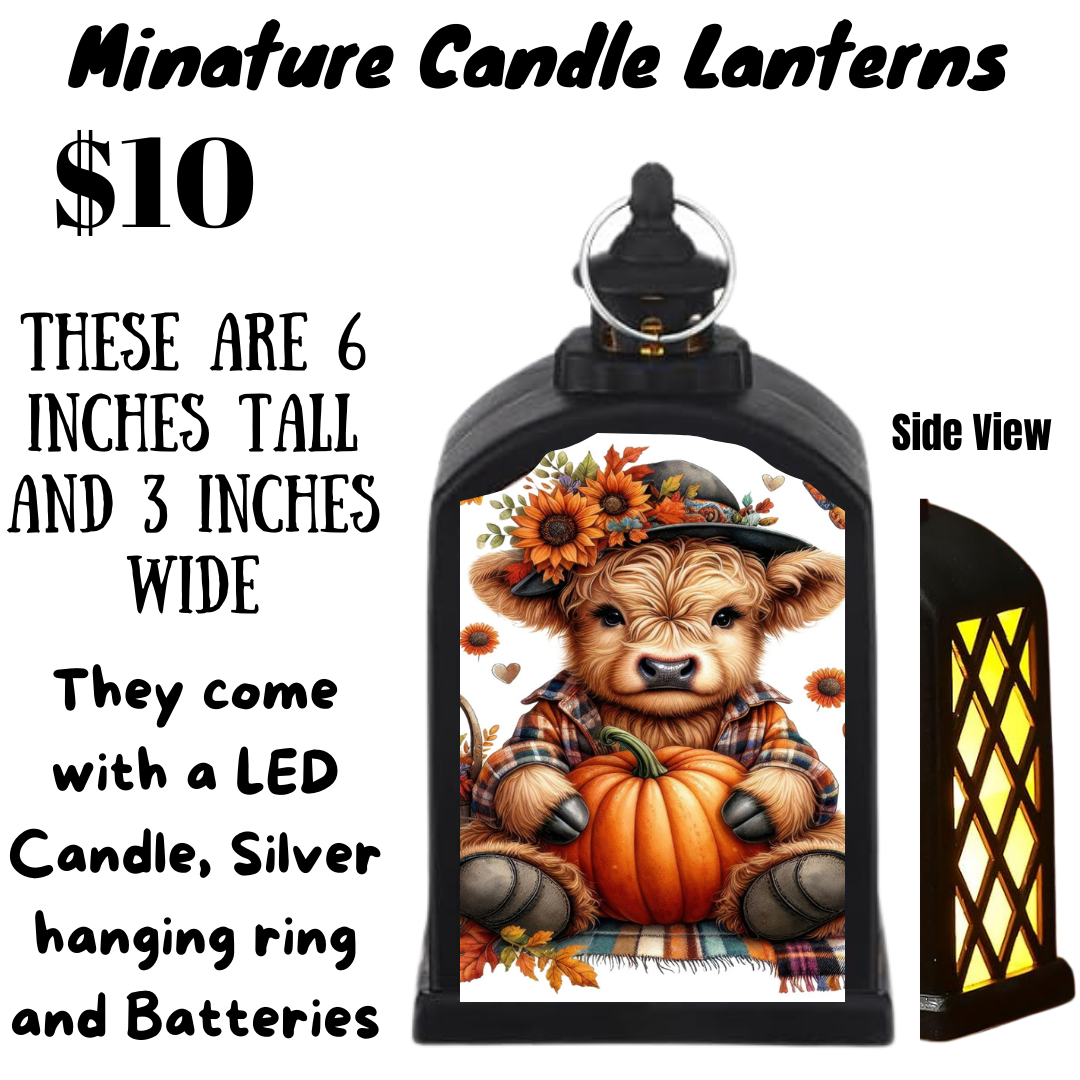 Highland Harvest Miniature Candle Lantern
