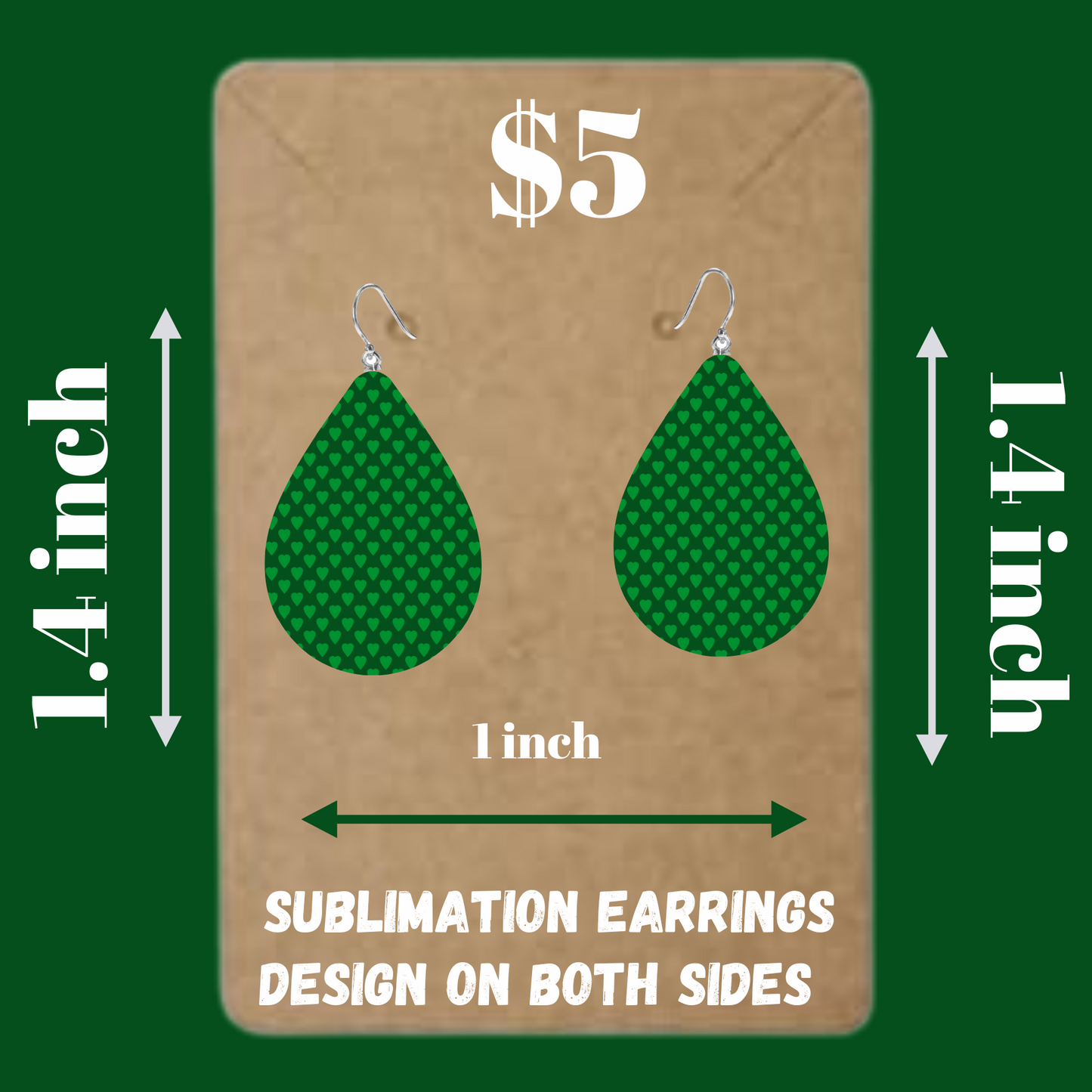 Lucky Clover Charm Earrings