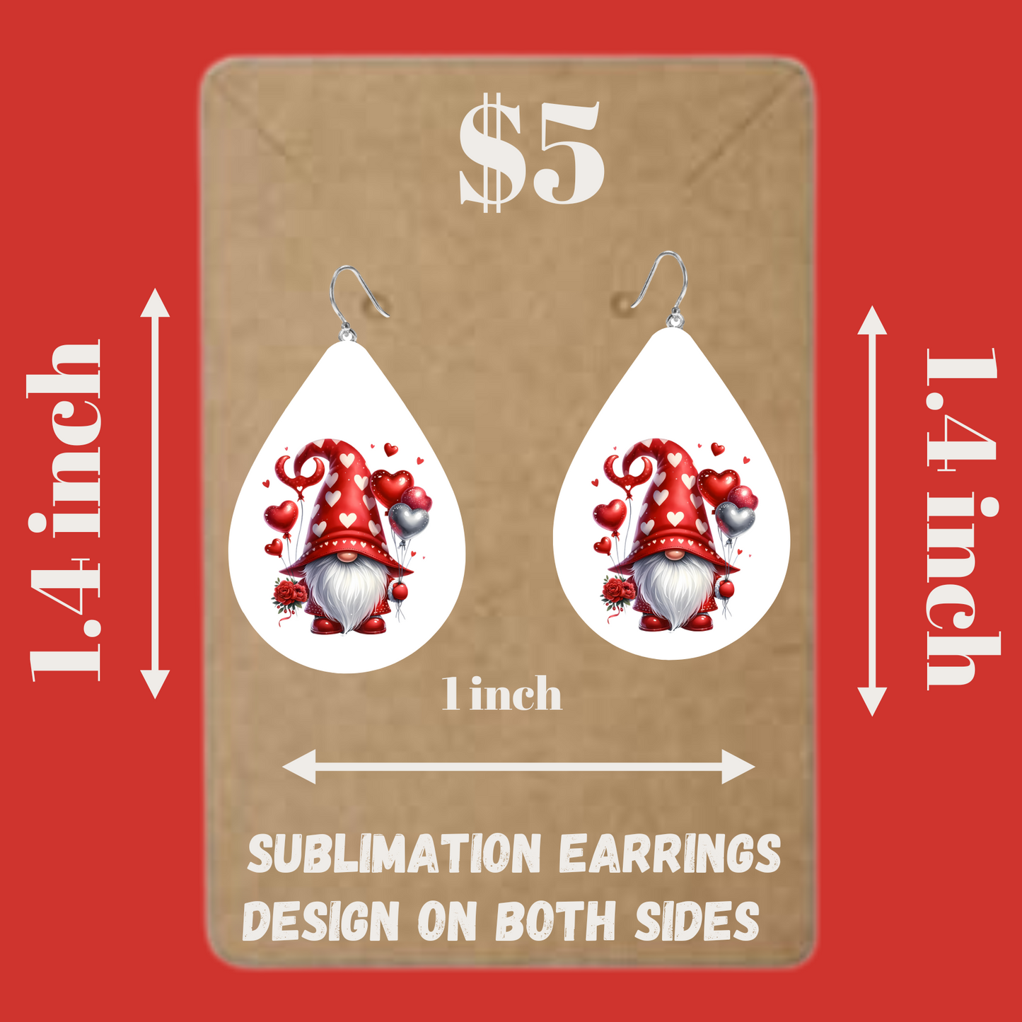 Enchanted Gnome Love Earrings