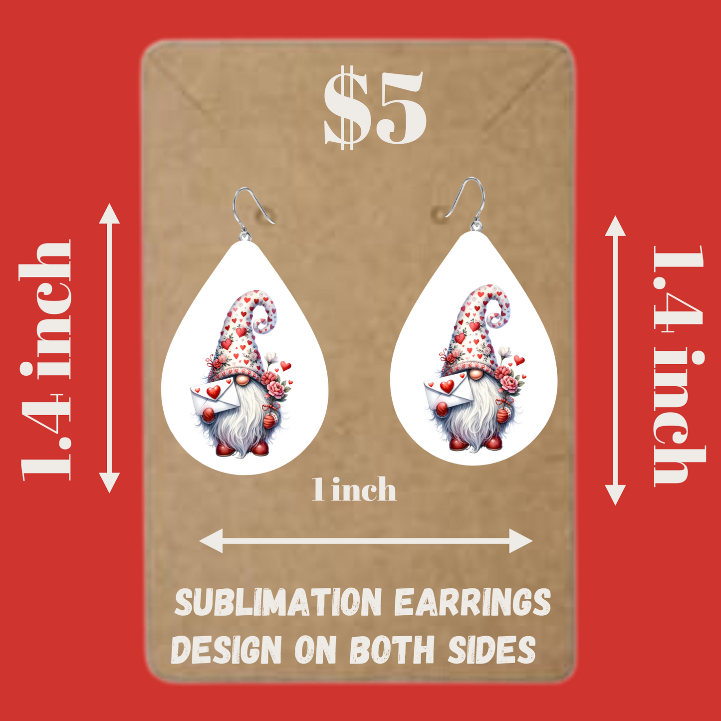 Enchanted Gnome Love Earrings