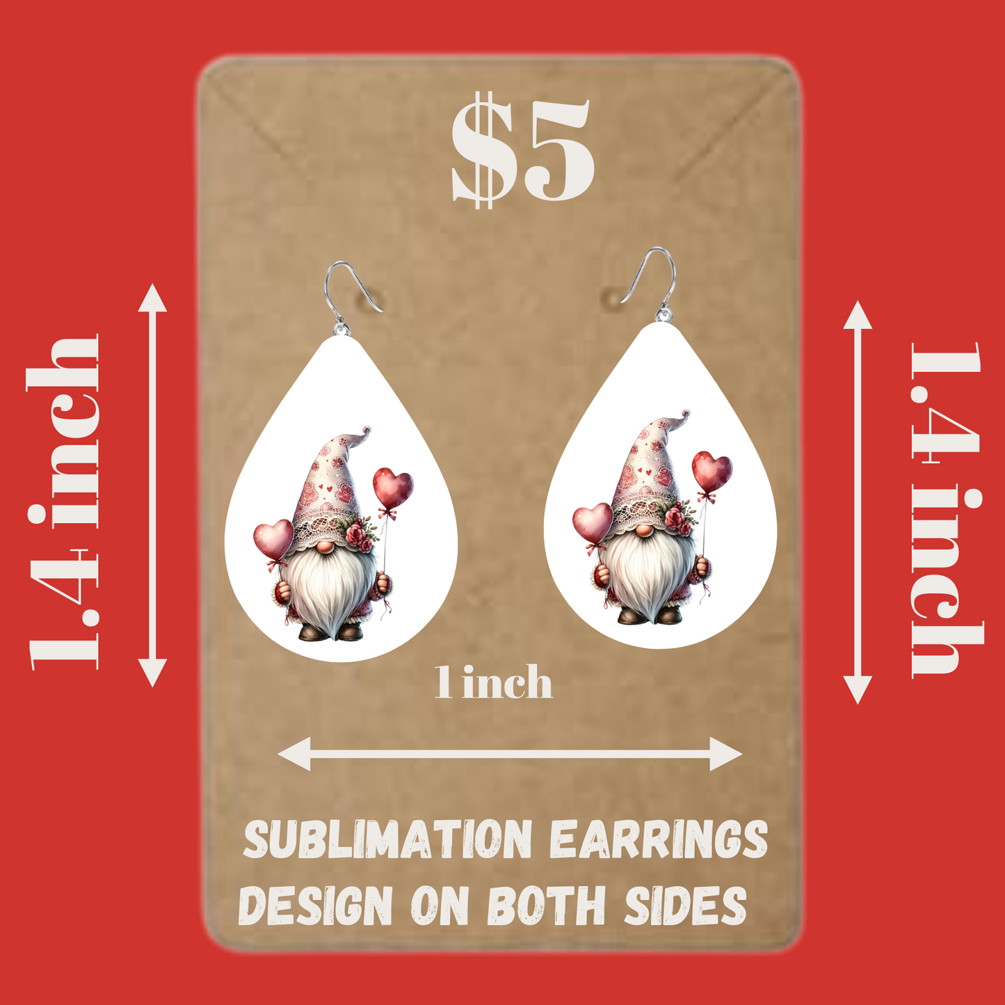 Enchanted Gnome Love Earrings