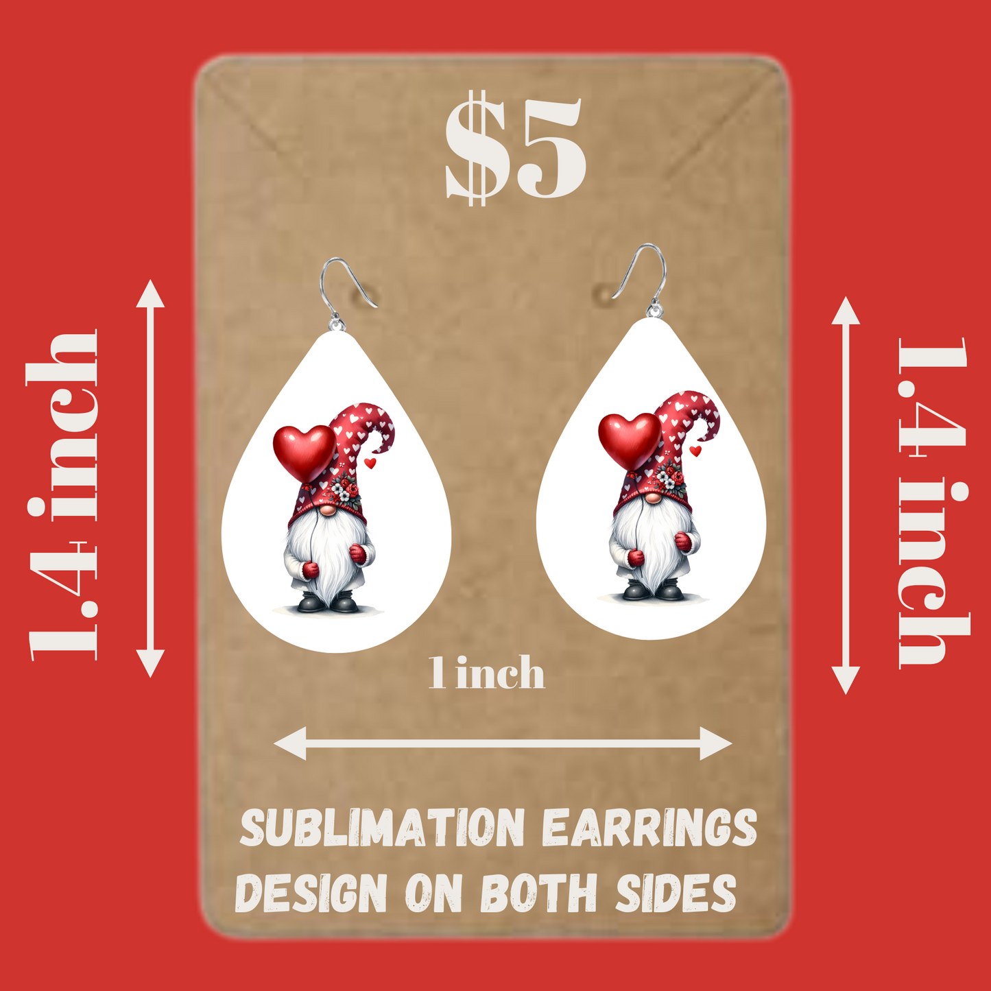 Enchanted Gnome Love Earrings