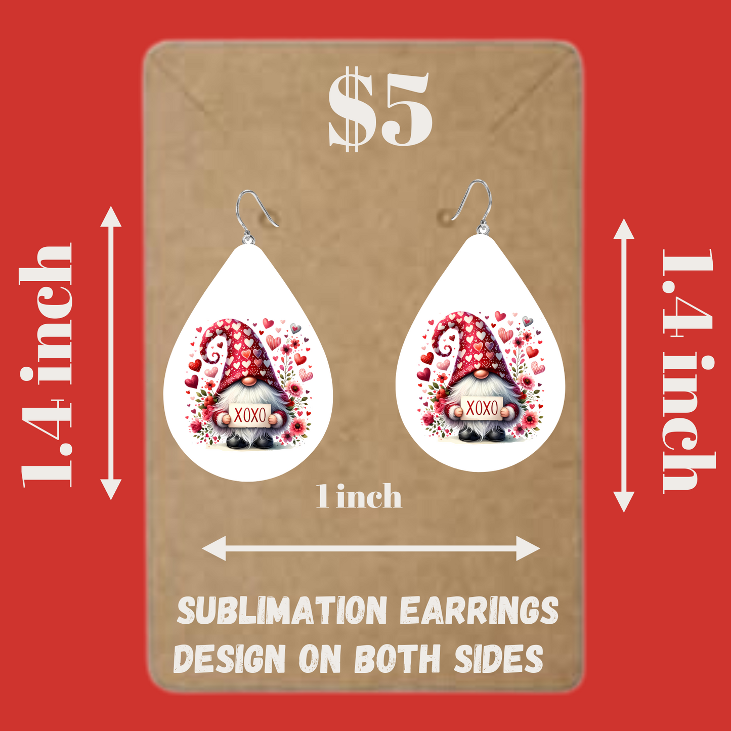 Enchanted Gnome Love Earrings