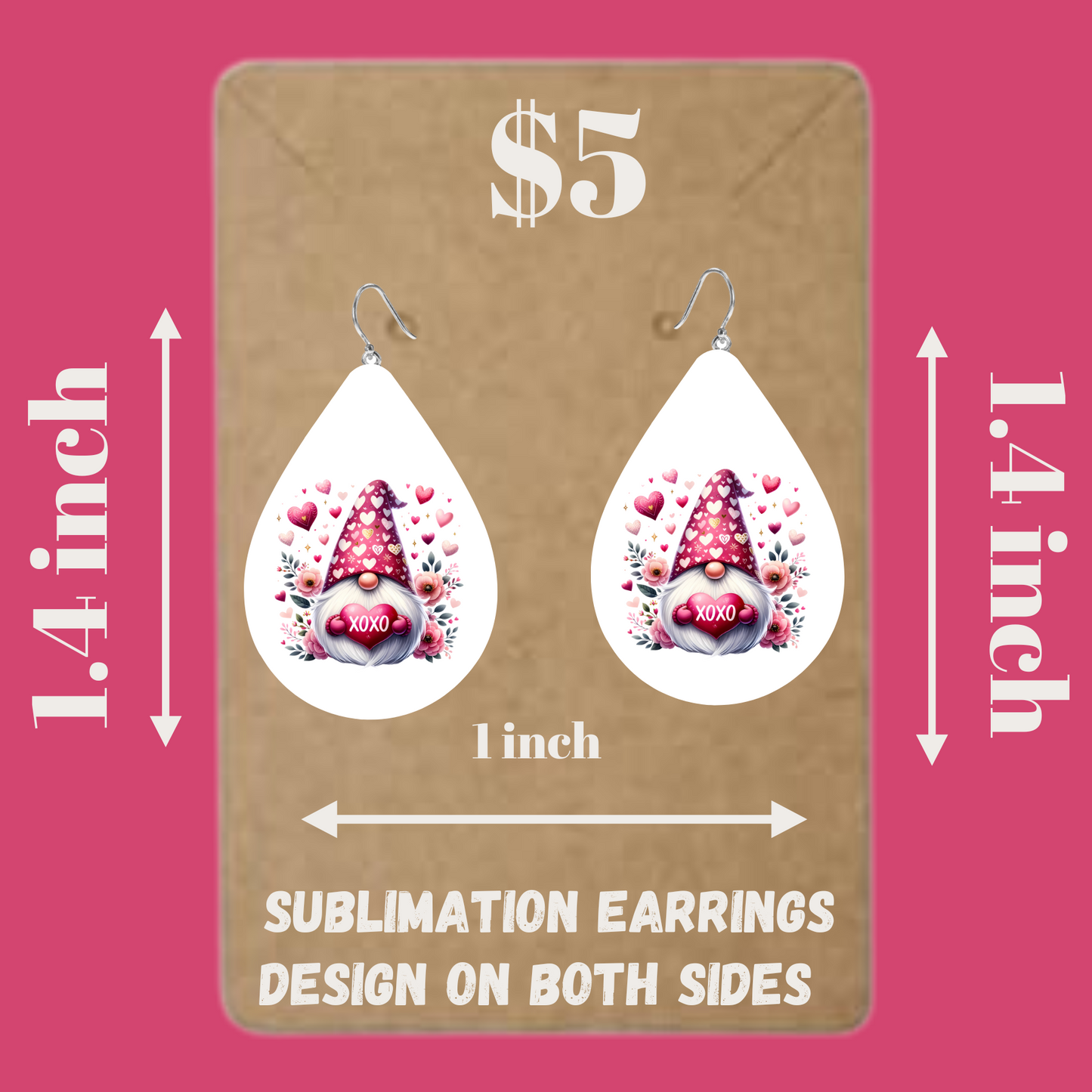 Enchanted Gnome Love Earrings
