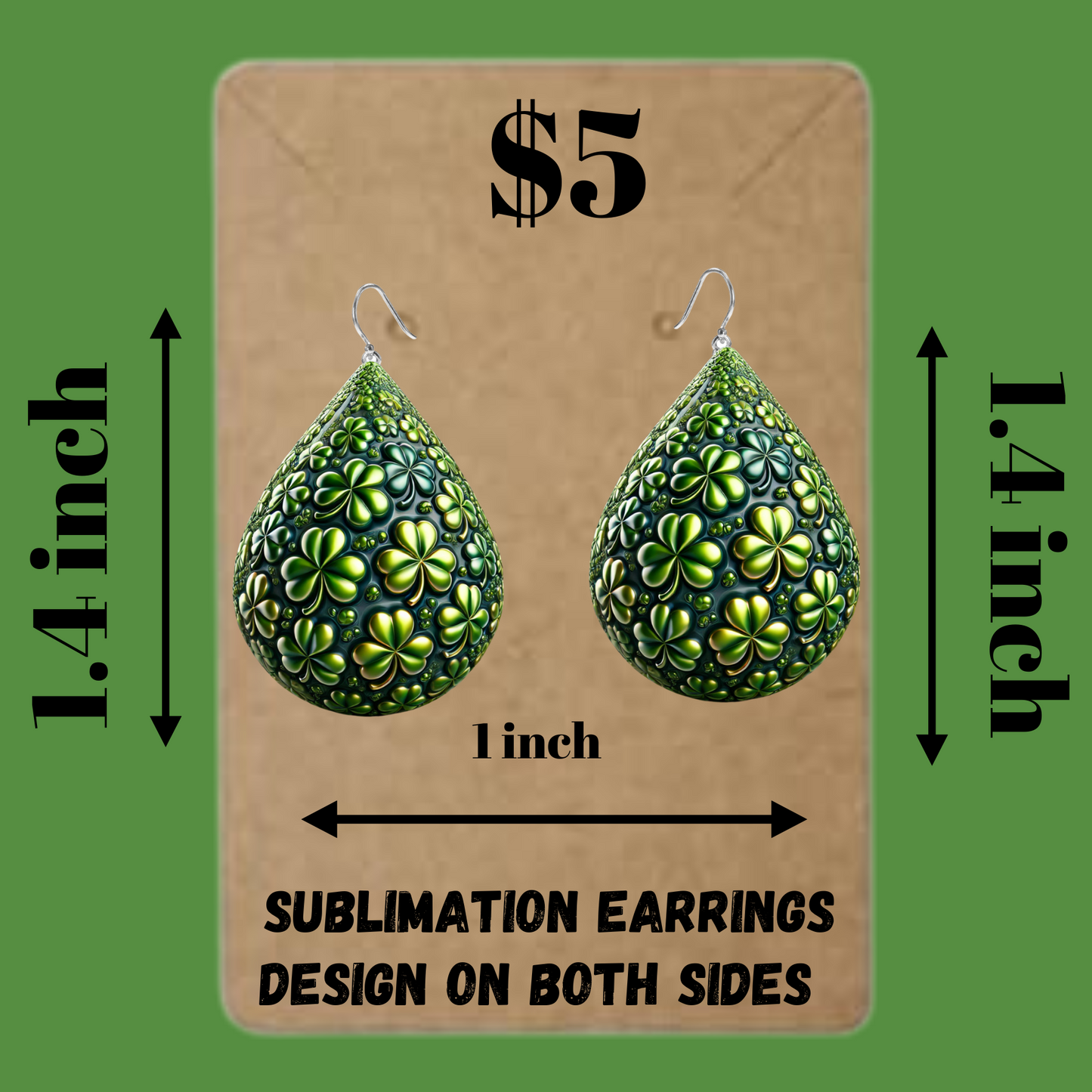 Celtic Clover Glow Earrings