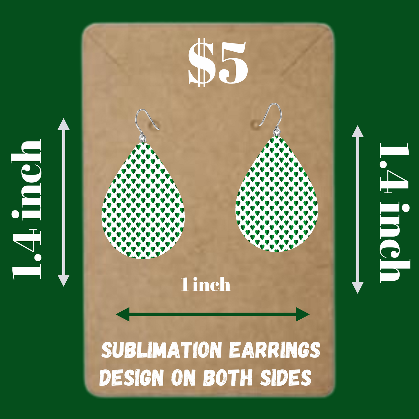 Lucky Clover Charm Earrings