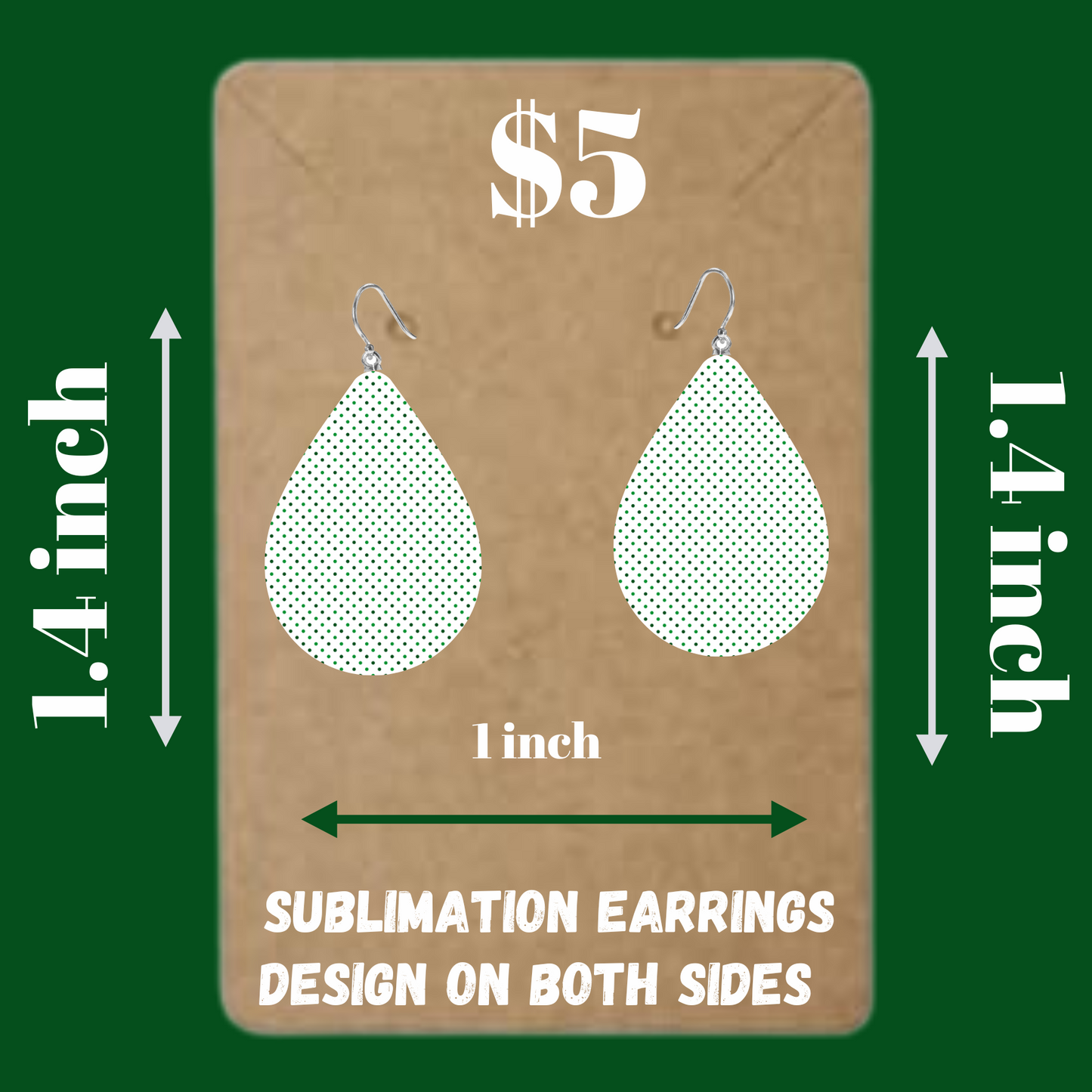 Lucky Clover Charm Earrings