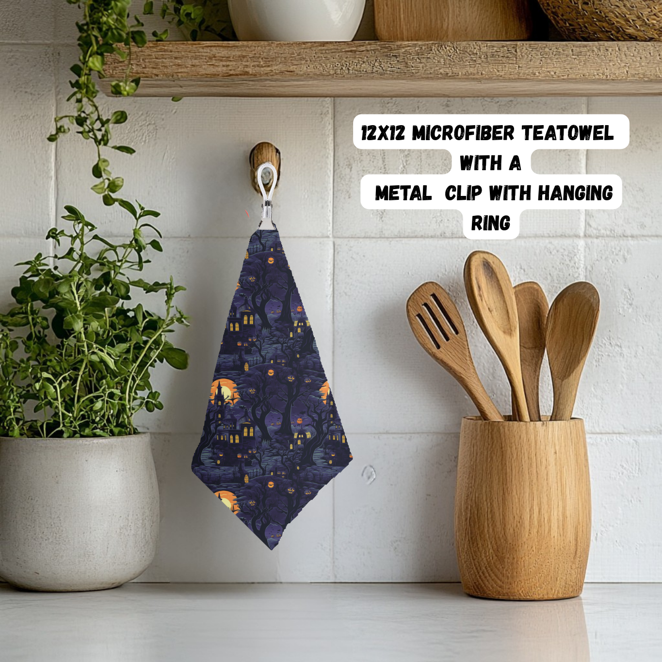 Hauntingly Cute Halloween Teatowel Collection