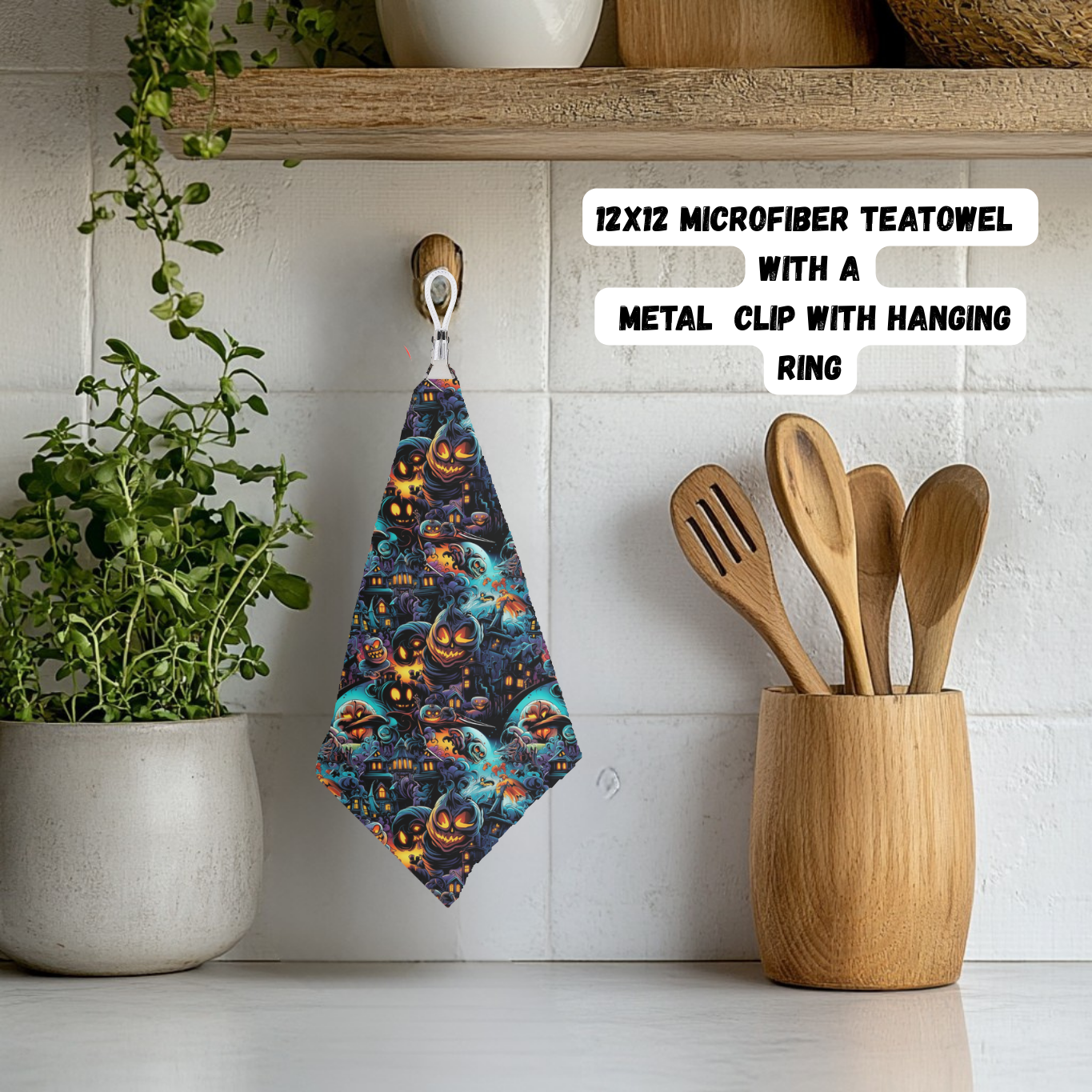 Hauntingly Cute Halloween Teatowel Collection