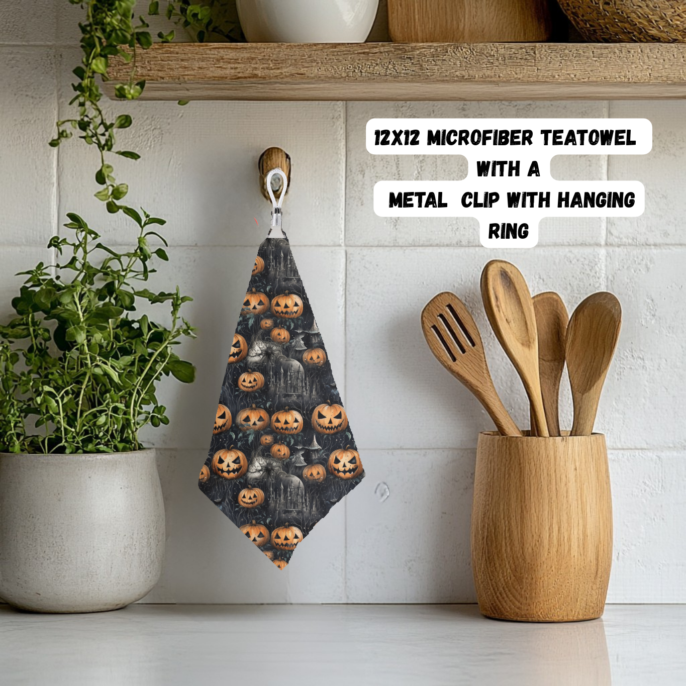 Hauntingly Cute Halloween Teatowel Collection