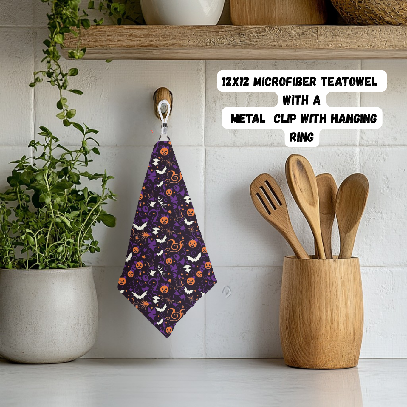 Hauntingly Cute Halloween Teatowel Collection