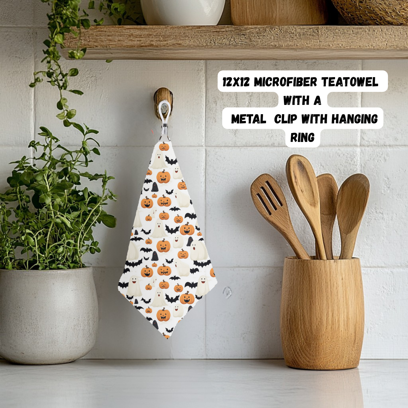 Hauntingly Cute Halloween Teatowel Collection