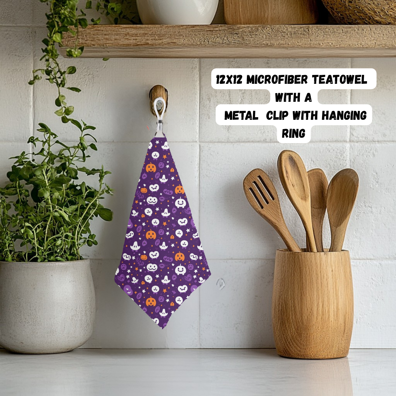 Hauntingly Cute Halloween Teatowel Collection