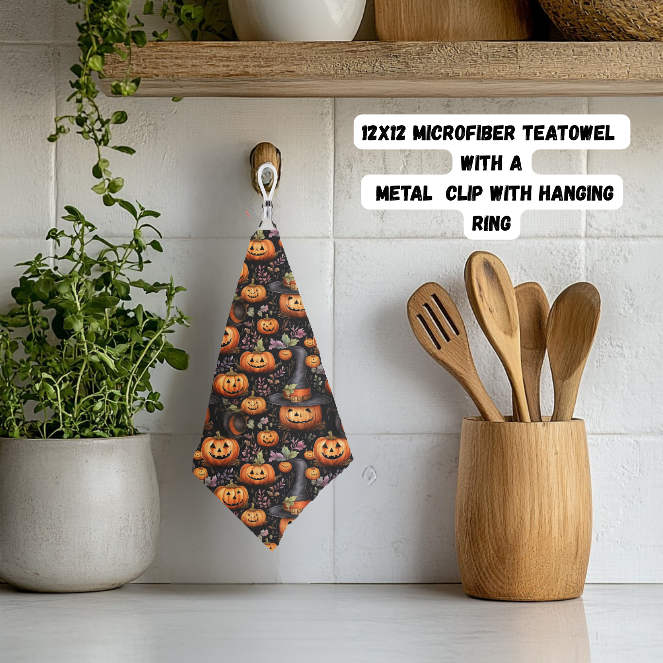 Hauntingly Cute Halloween Teatowel Collection