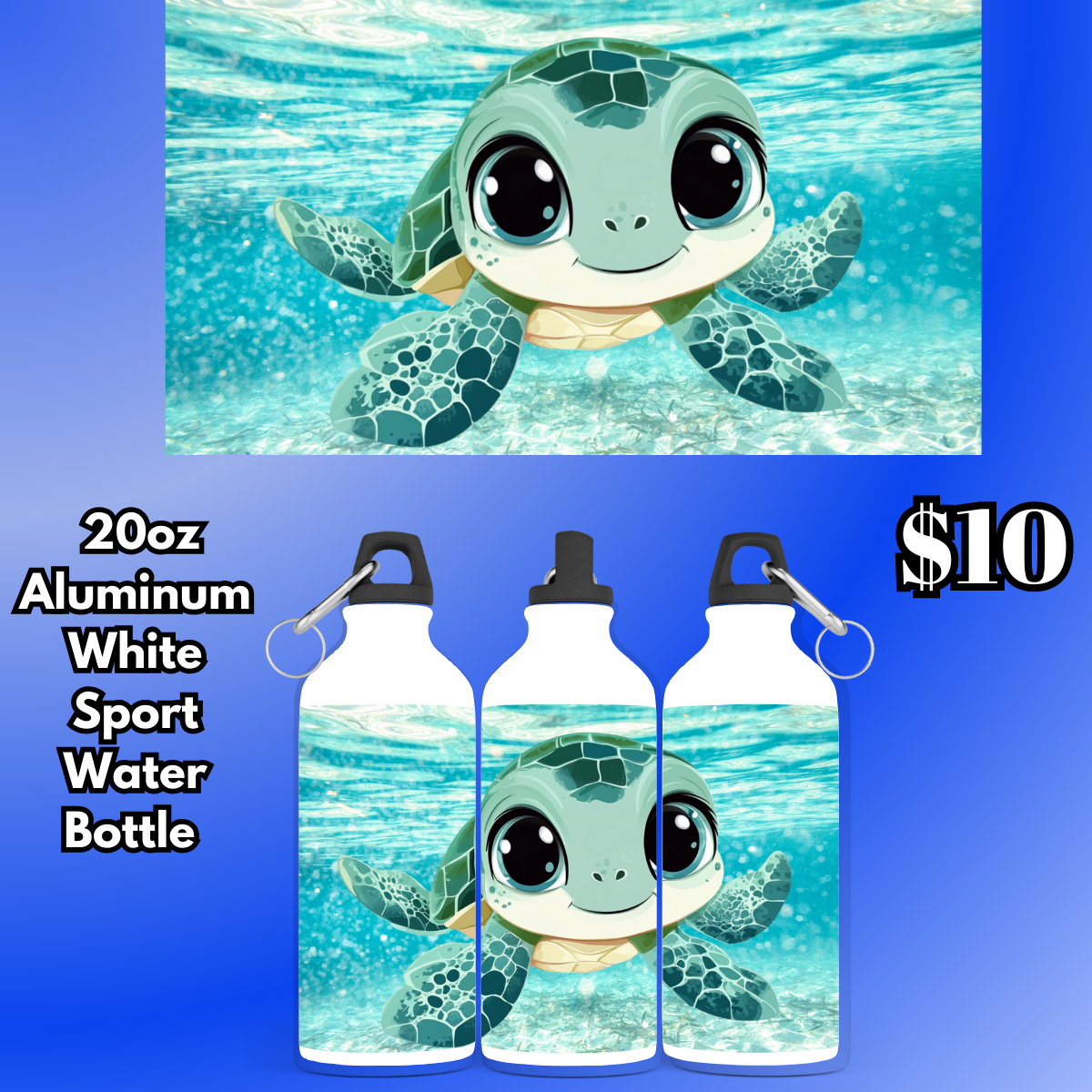 Ocean Explorer Turtle Sport Bottle