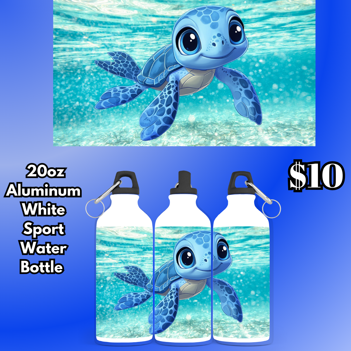 Ocean Explorer Turtle Sport Bottle