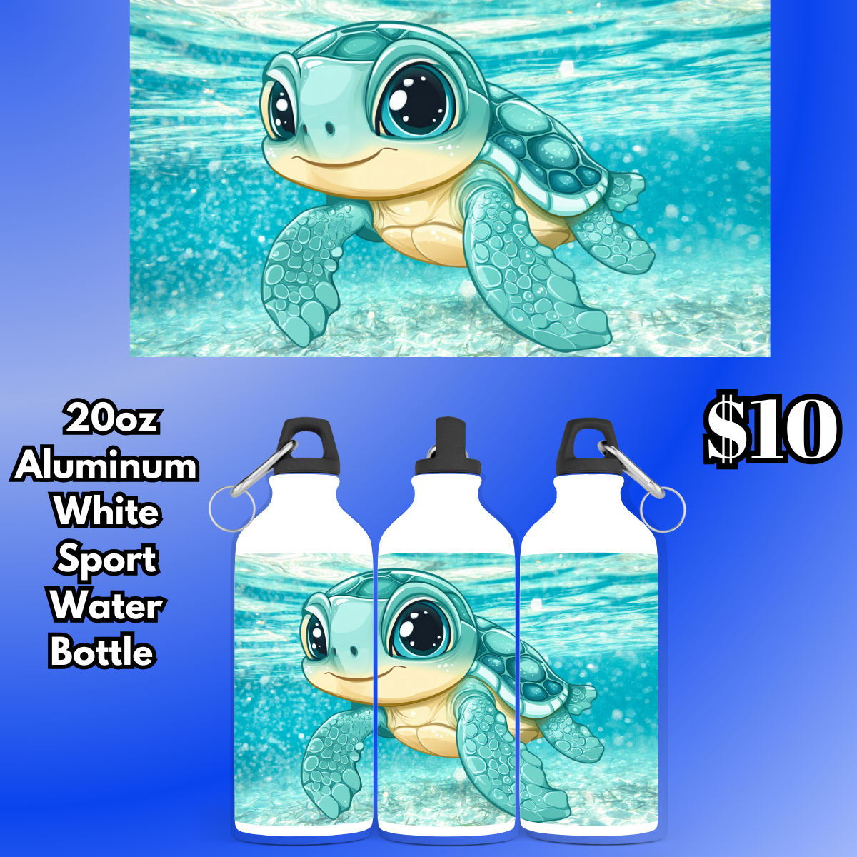 Ocean Explorer Turtle Sport Bottle