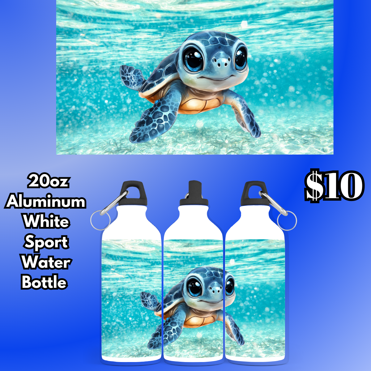 Ocean Explorer Turtle Sport Bottle