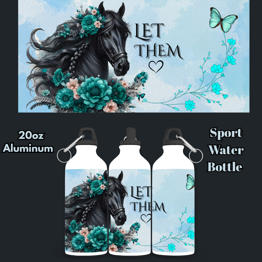 Let Them 20oz Aluminum Sport Water Bottle