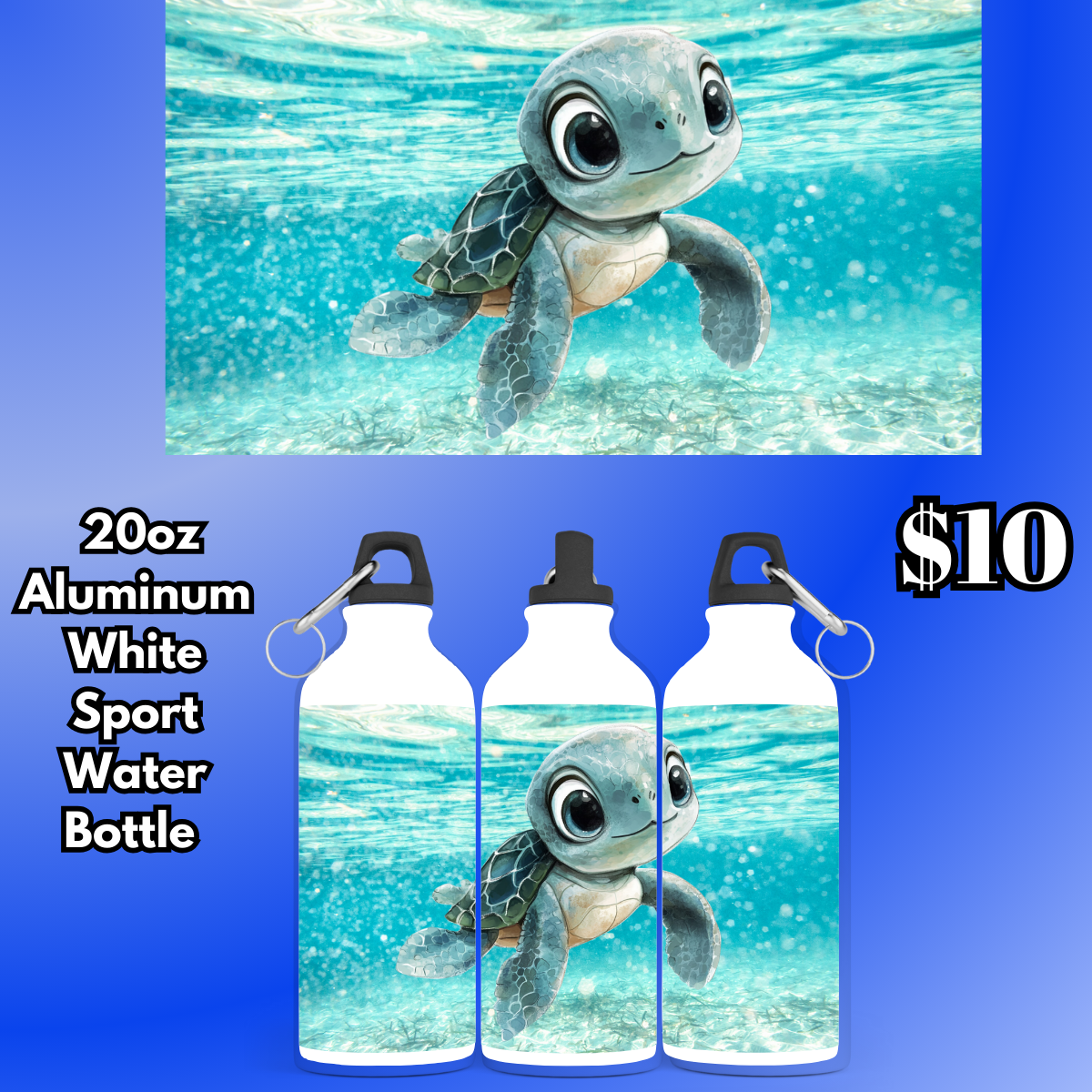 Ocean Explorer Turtle Sport Bottle