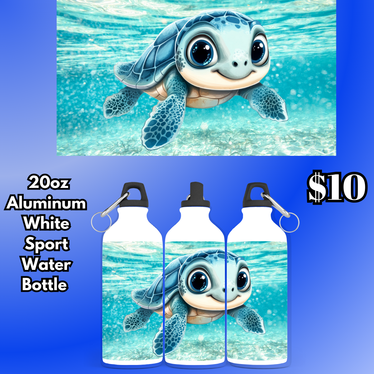 Ocean Explorer Turtle Sport Bottle