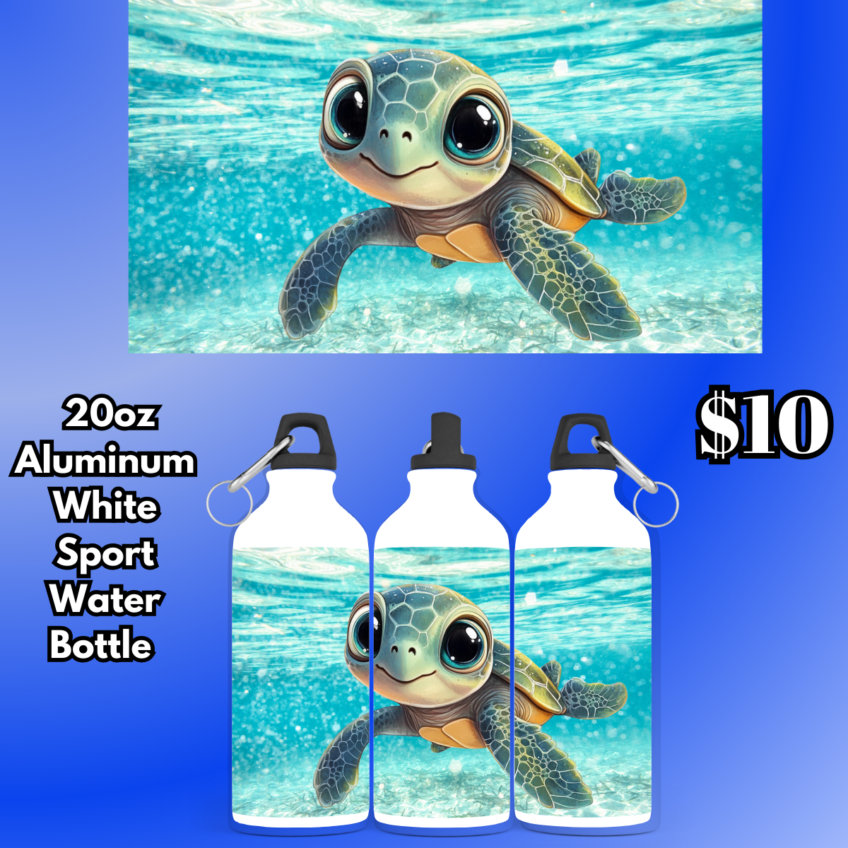 Ocean Explorer Turtle Sport Bottle