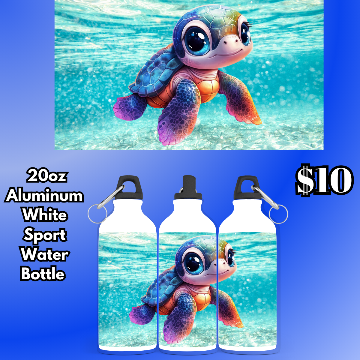 Ocean Explorer Turtle Sport Bottle