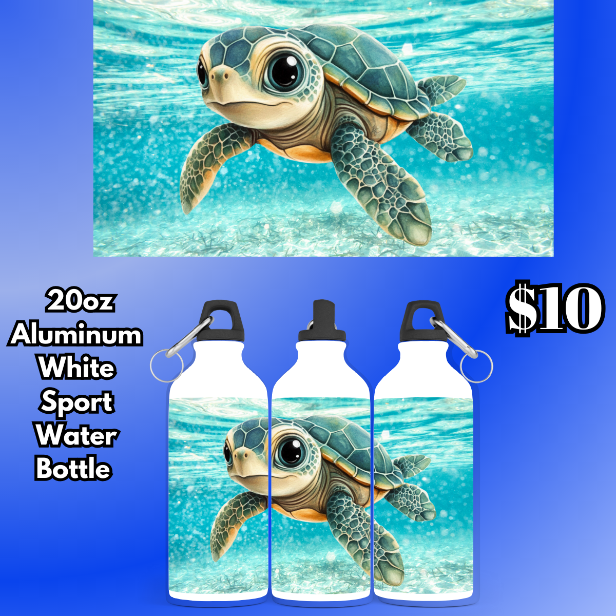 Ocean Explorer Turtle Sport Bottle