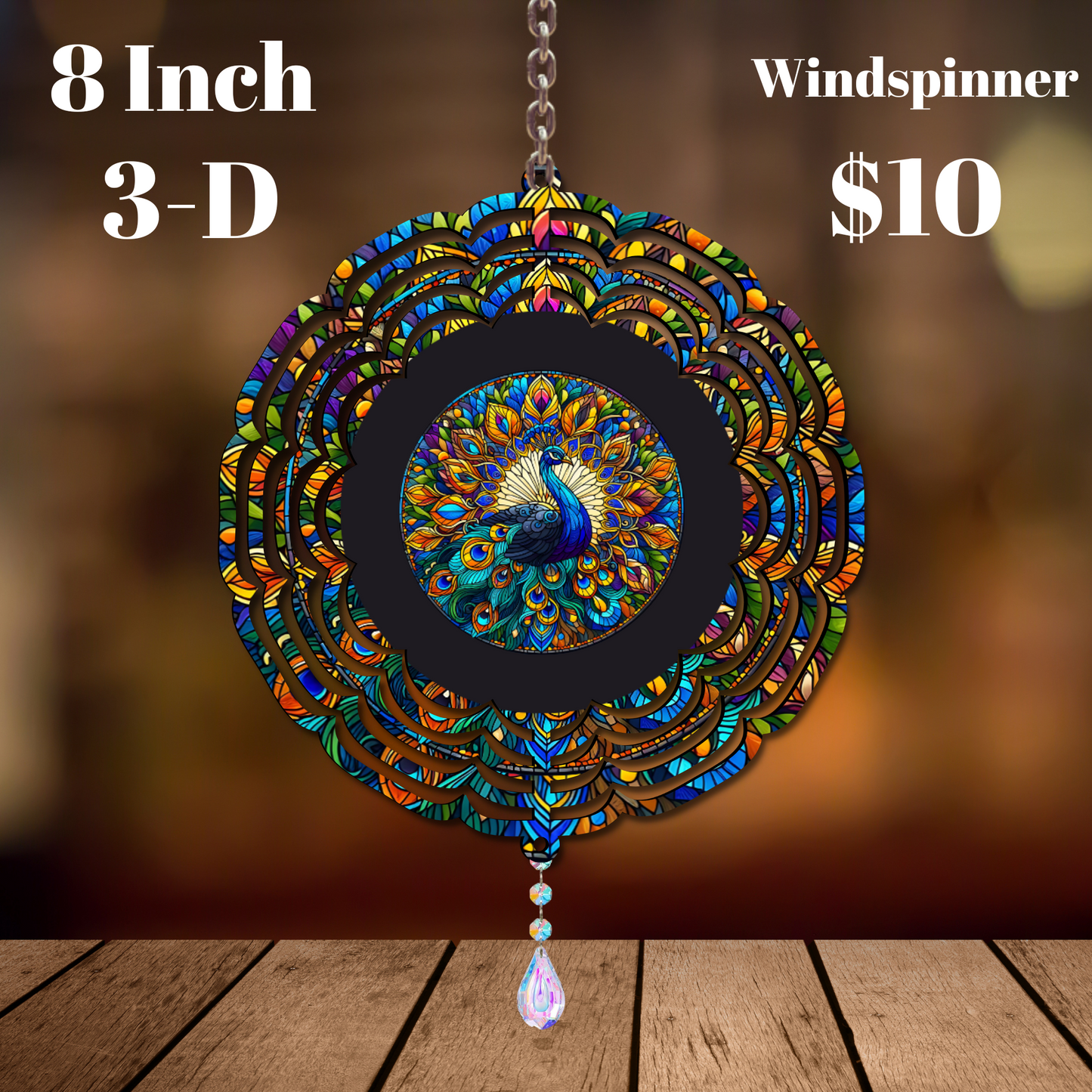 Majestic Peacock Windspinner Collection