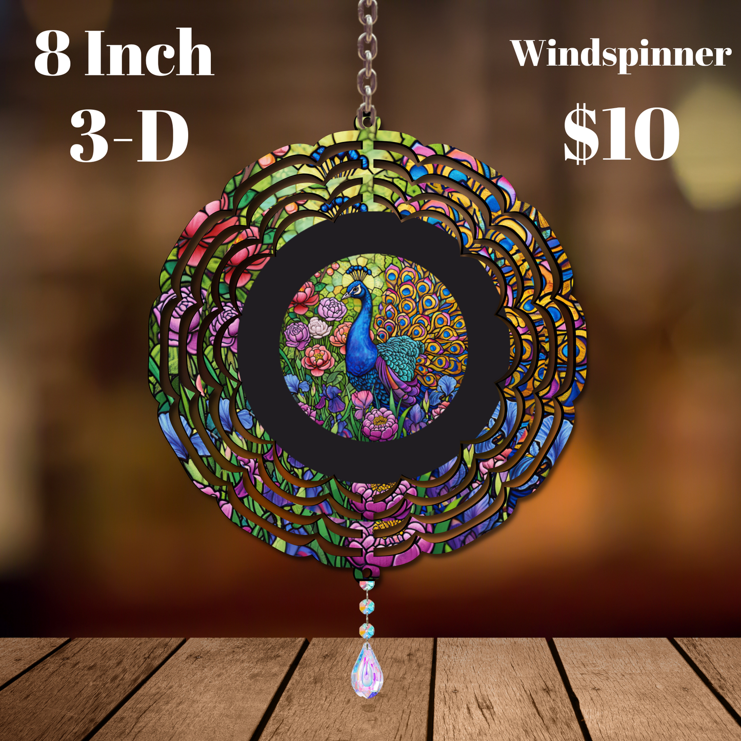 Majestic Peacock Windspinner Collection
