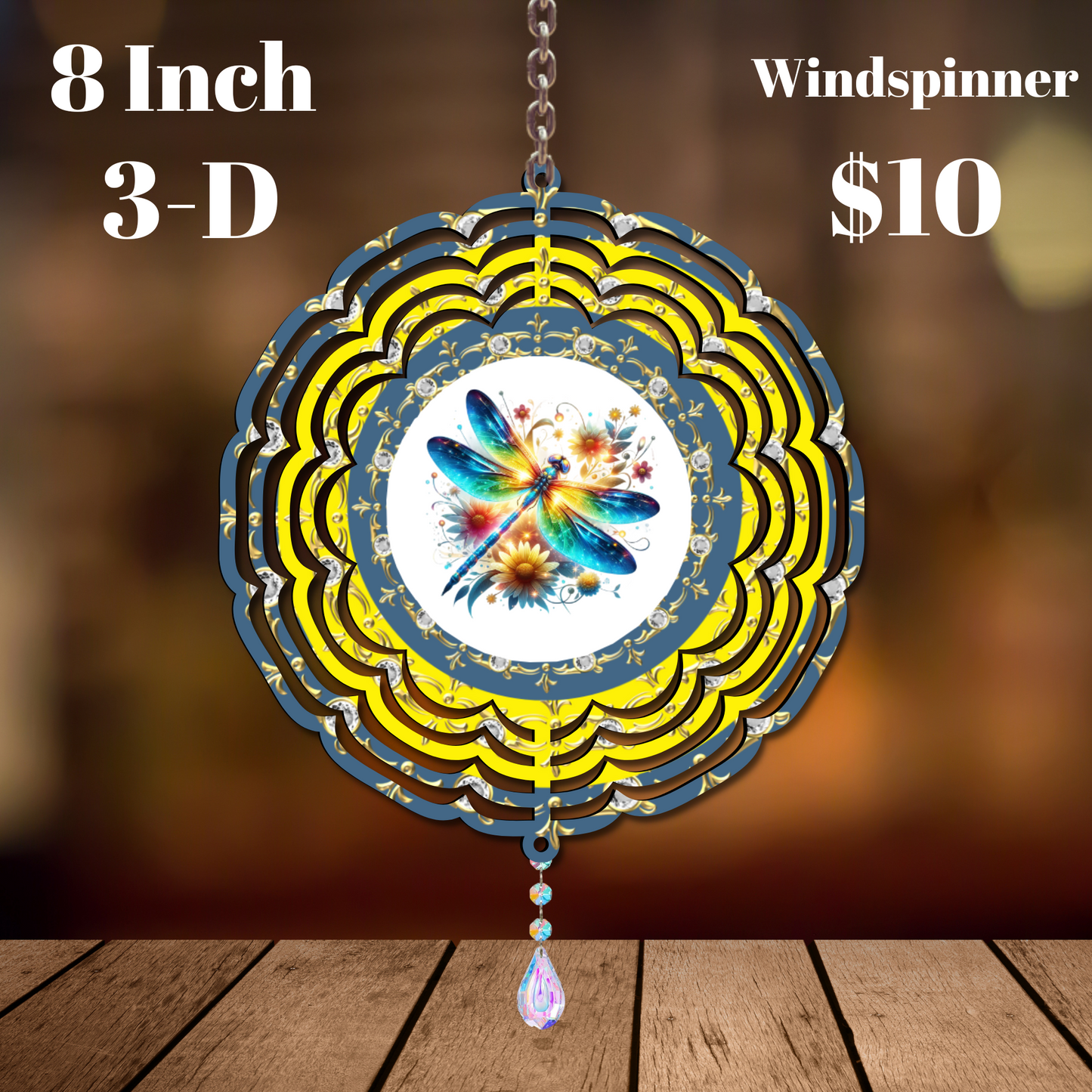 Radiant Flutter 3-D Wind Spinners