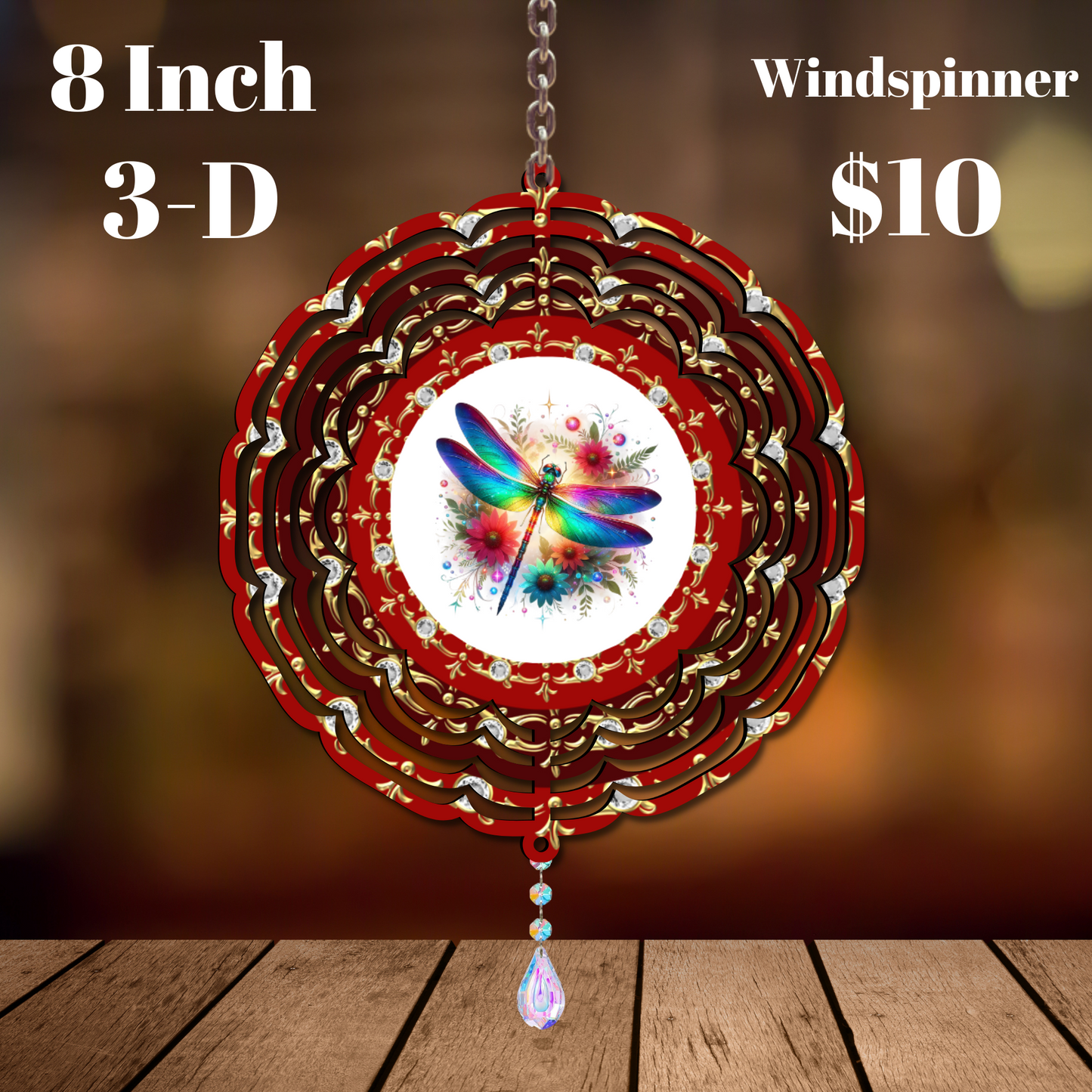 Radiant Flutter 3-D Wind Spinners