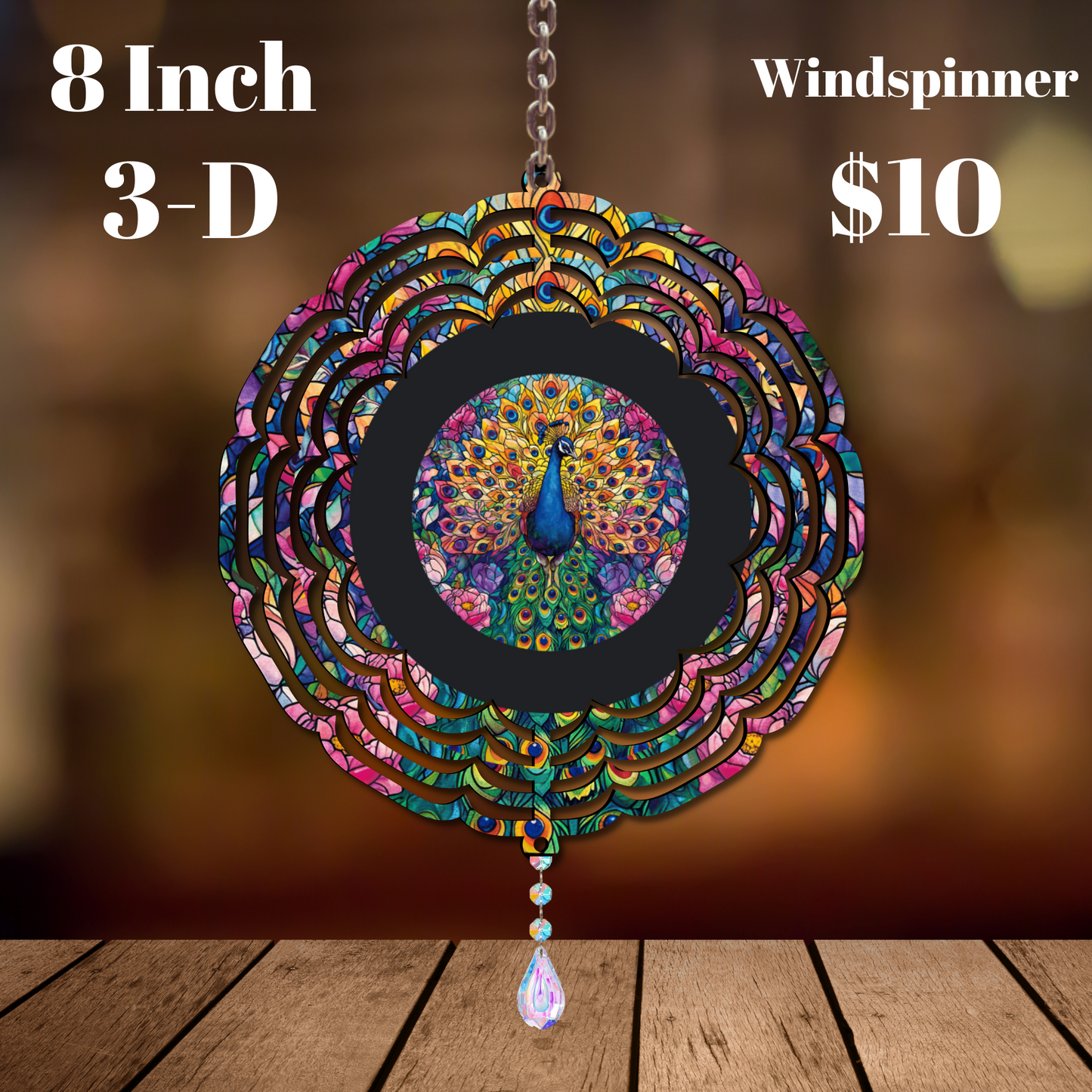 Majestic Peacock Windspinner Collection