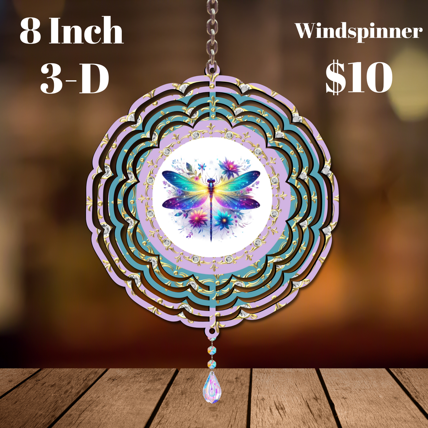 Radiant Flutter 3-D Wind Spinners