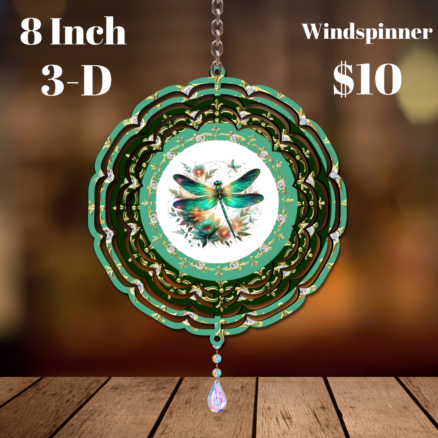Radiant Flutter 3-D Wind Spinners