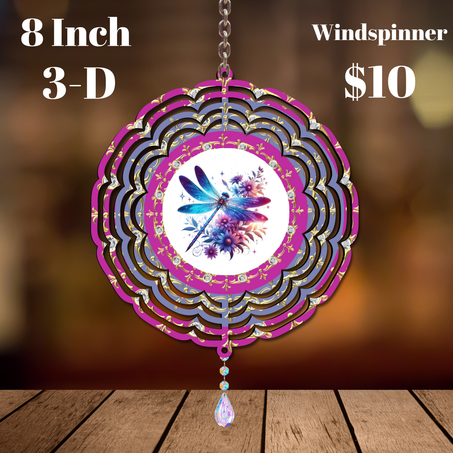 Radiant Flutter 3-D Wind Spinners