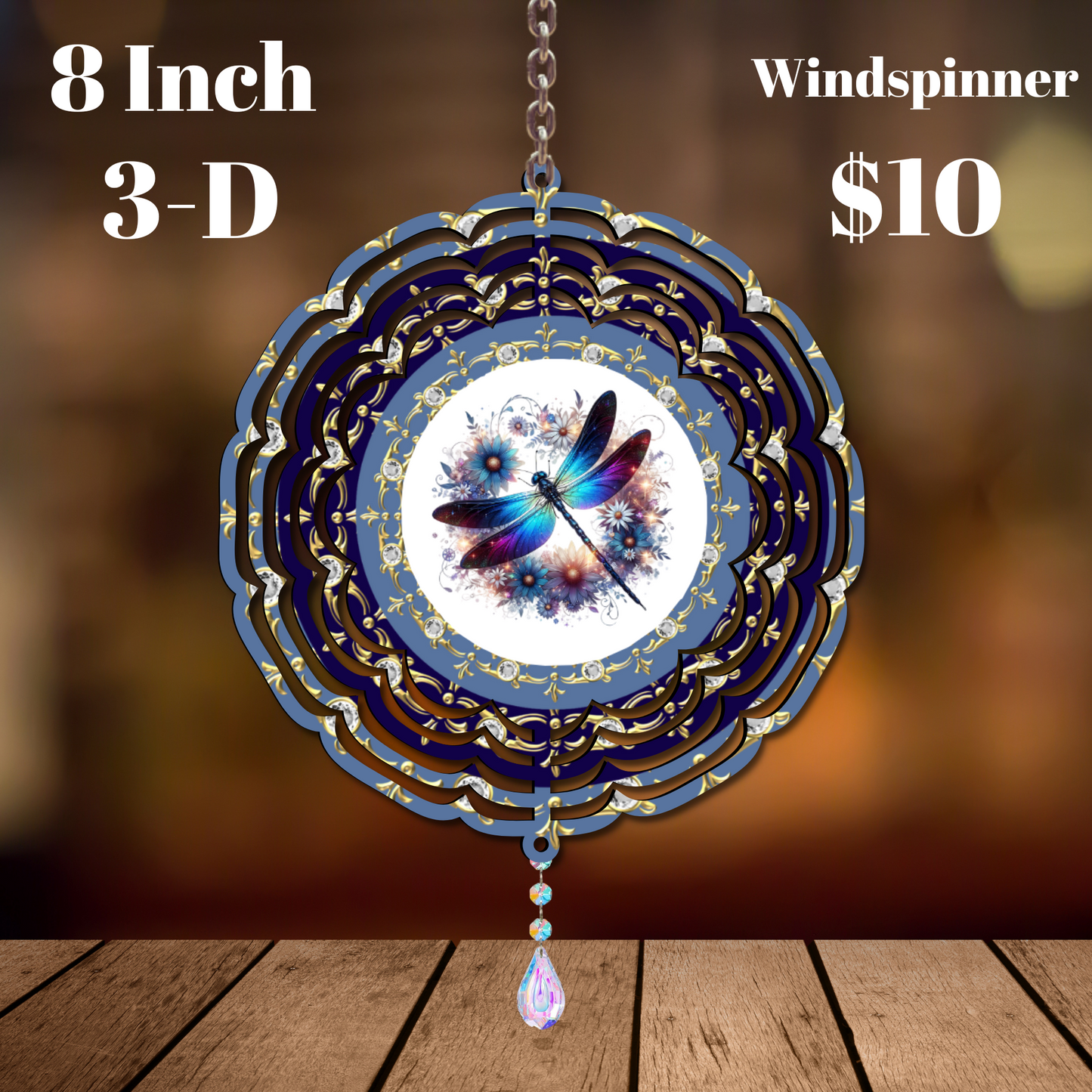 Radiant Flutter 3-D Wind Spinners