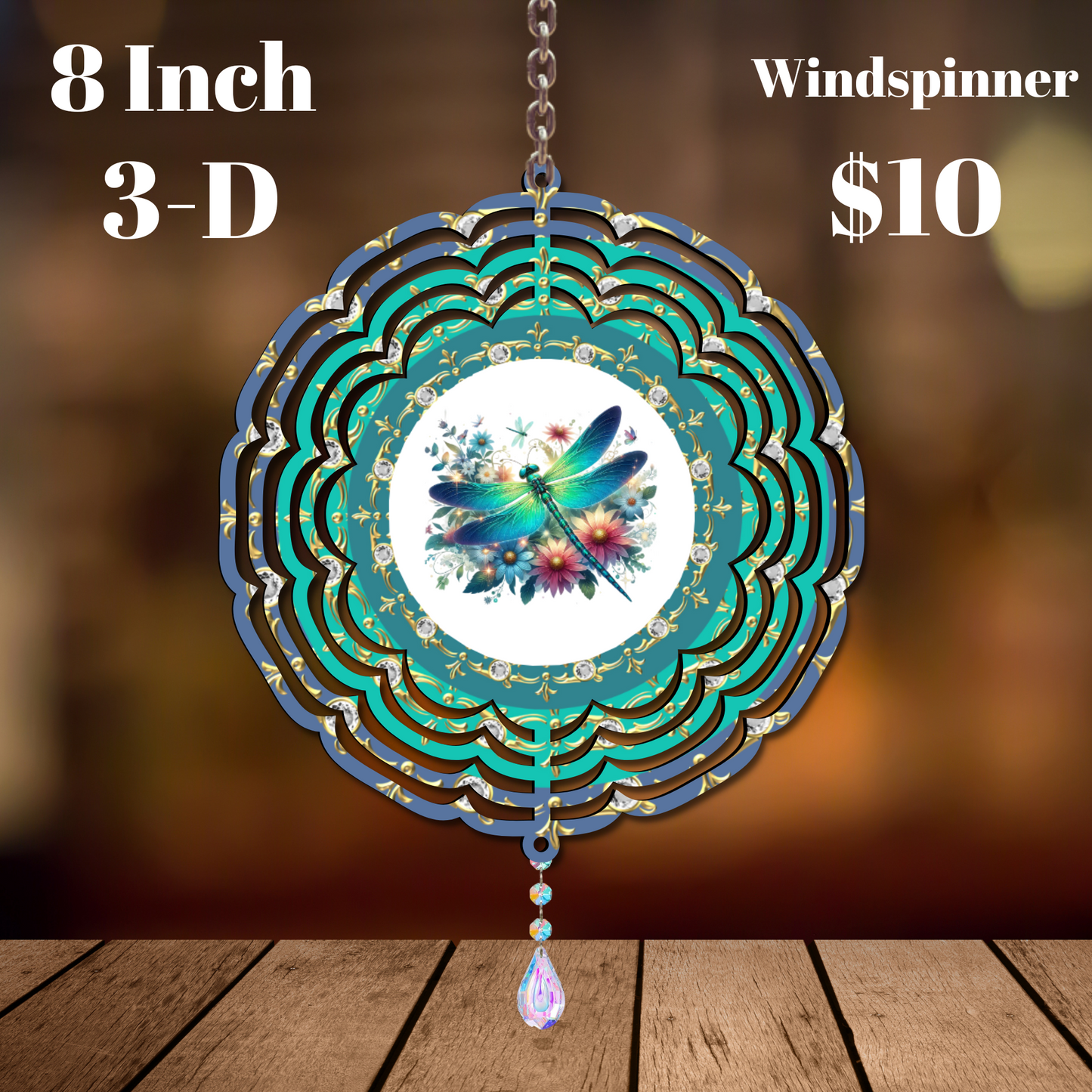 Radiant Flutter 3-D Wind Spinners