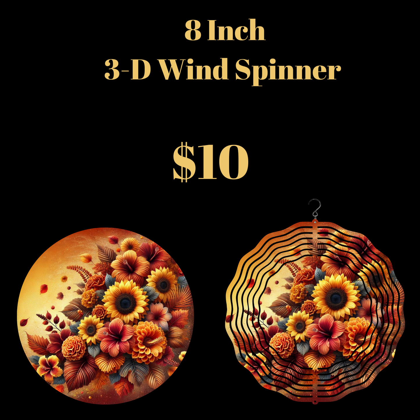 Floral Fable Wind Spinner
