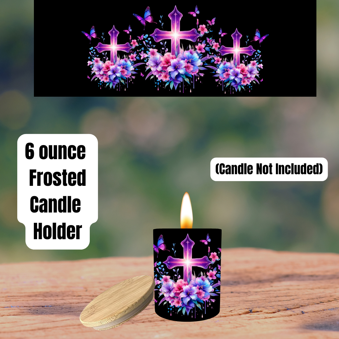 Faithful Glow Collection – Inspirational Cross Candle Holders