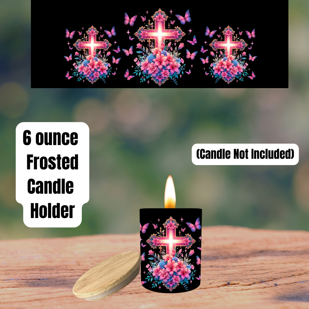 Faithful Glow Collection – Inspirational Cross Candle Holders