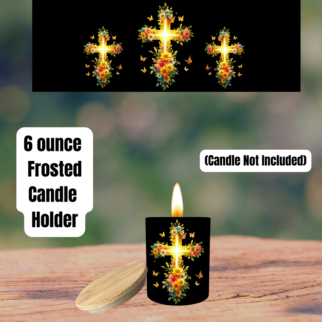Faithful Glow Collection – Inspirational Cross Candle Holders