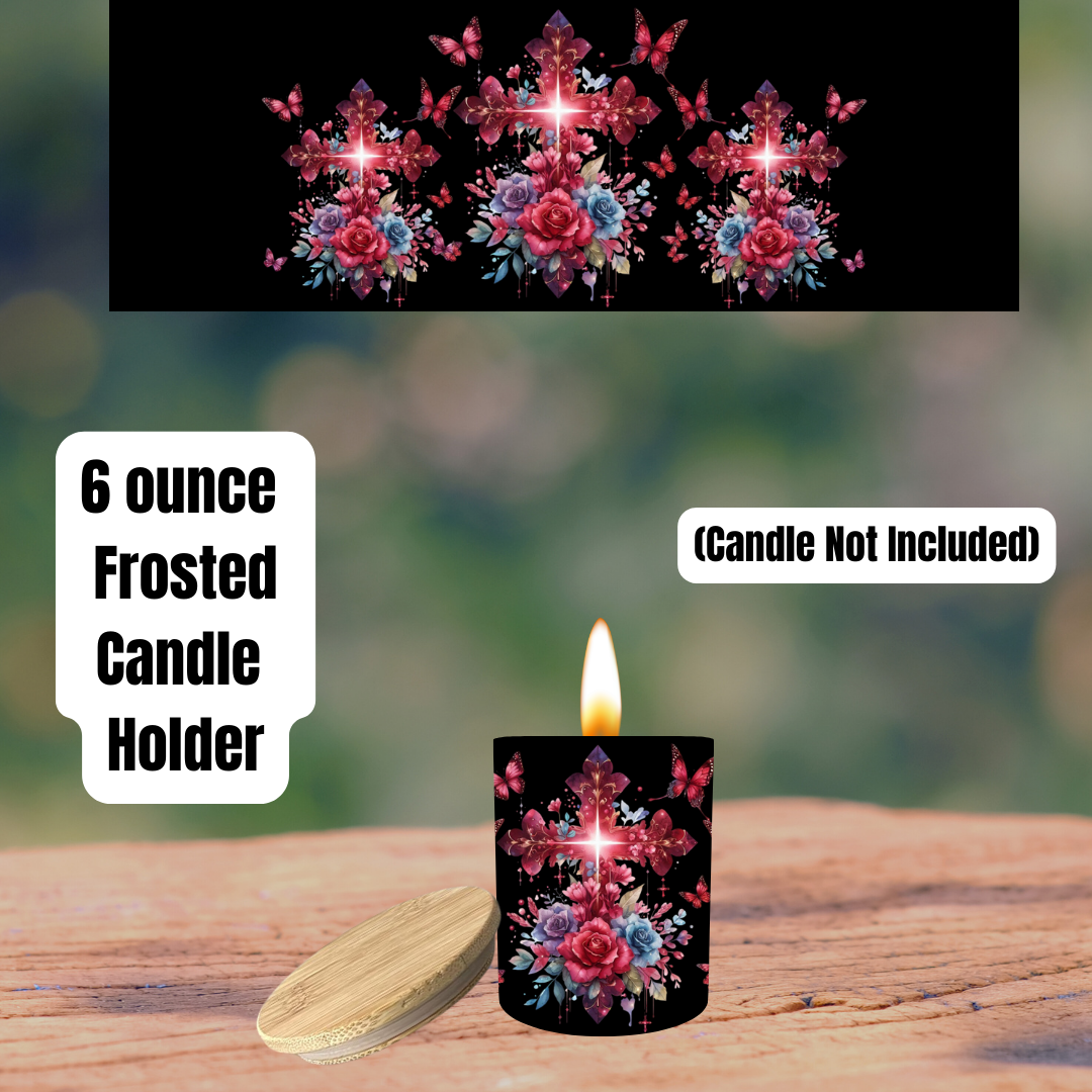 Faithful Glow Collection – Inspirational Cross Candle Holders