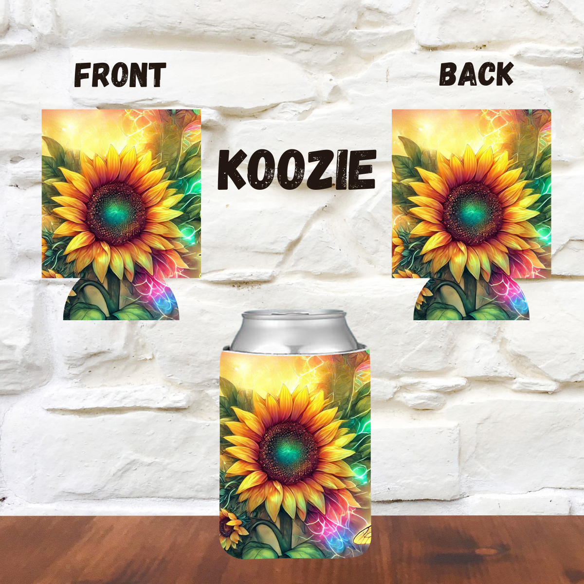 Sunshine Bloom Koozie Duo