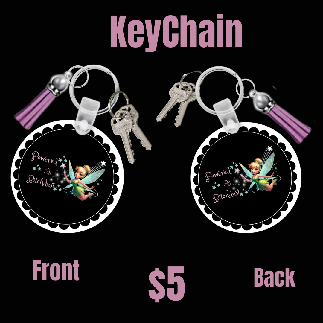 Fairy Dust Charm Keychain
