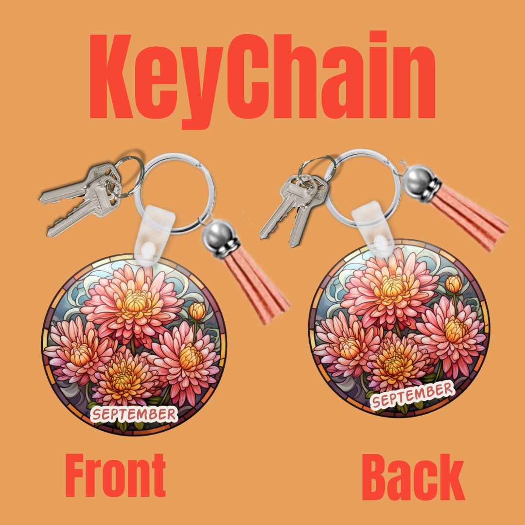 Blooms of the Month – Birth Flower Keychain Collection