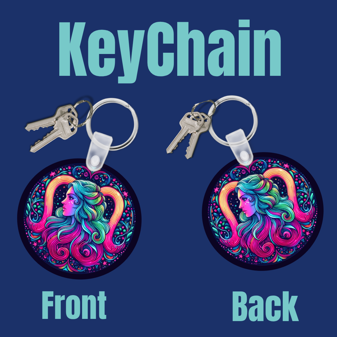 Zodiac Glow Keychain Collection