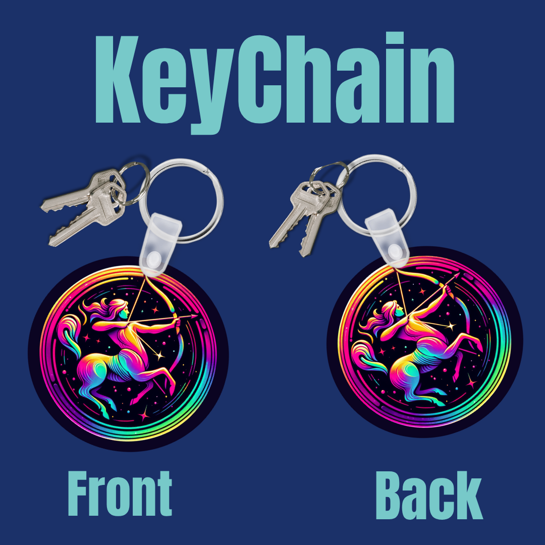 Zodiac Glow Keychain Collection