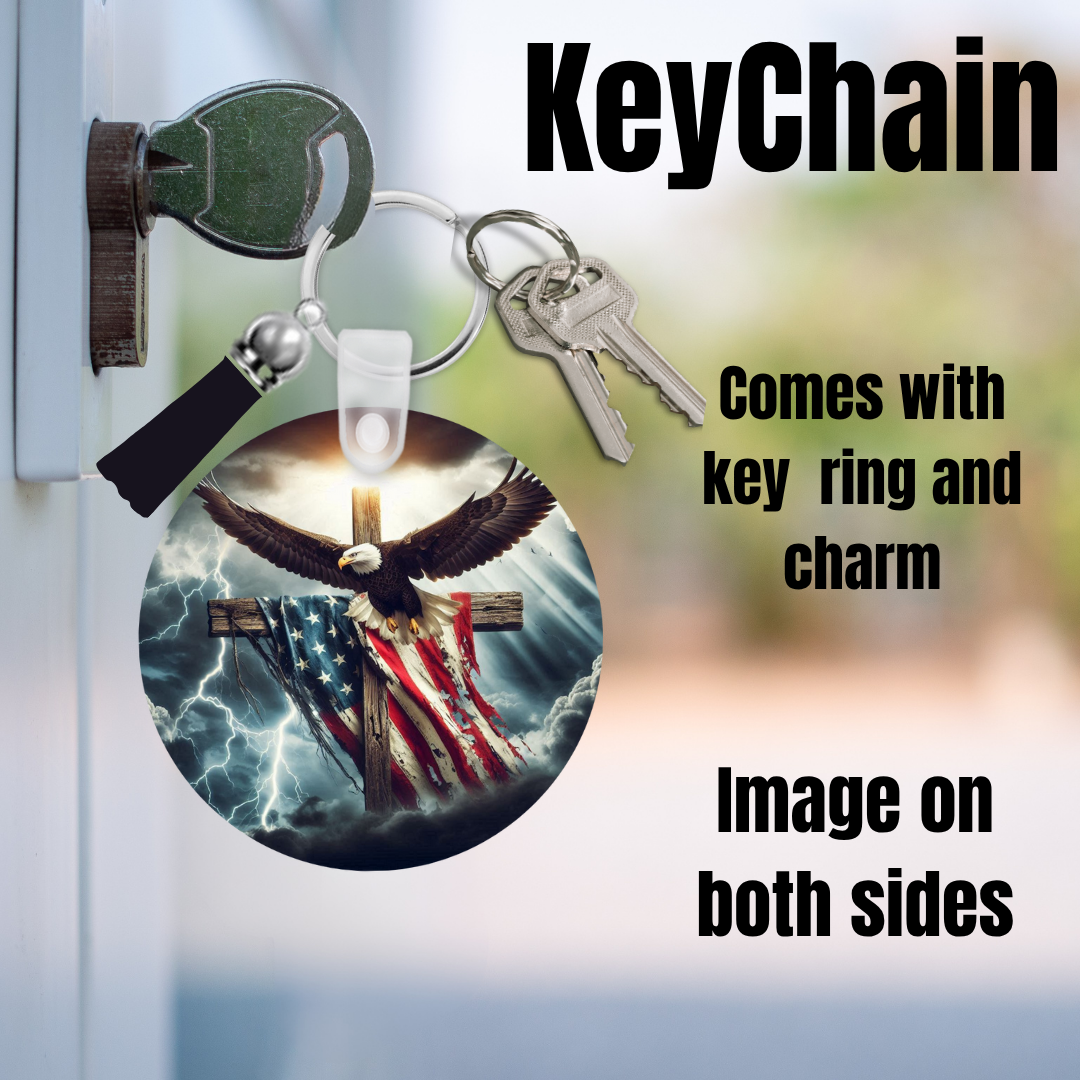 The God & Country Keychain