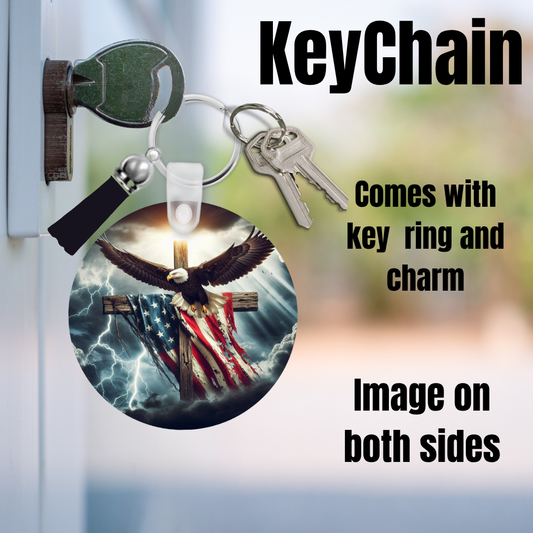 The God & Country Keychain